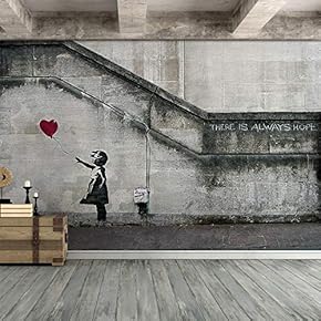 Wall Mural Street Art Graffiti Removable Wallpaper Wall Sticker for Bedroom Living Room - 66x96 inches
