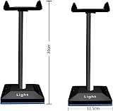 GIPOYENT RGB Gaming Headphone Stand Light for Desktop PC Headset Accessories view 6