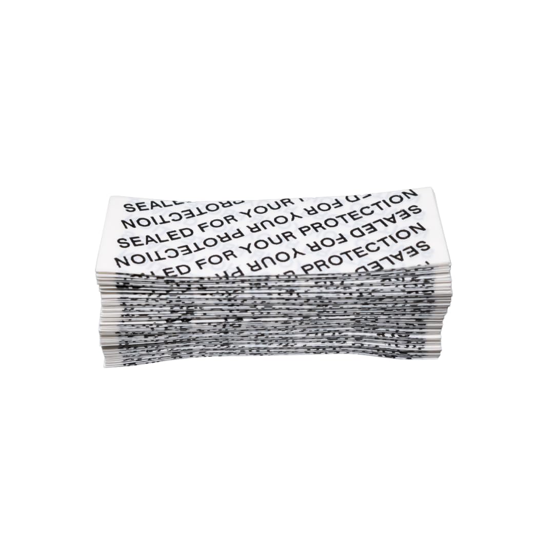 66 x 25 mm White Perforated Shrink Band for Growler Bottles, Pharmaceutical Bottles, Gallon Jugs, Honey Bottles, and More. [Compatible Diameter Range: 32 mm – 38 mm] Pack of 250
