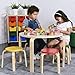 ECR4Kids Bentwood Round Table and Stool Set, Kids Furniture, Assorted, 5-Piece