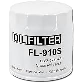 FL-910S Oil Filter for Ford Bronco Escape Explorer Edge Focus Fusion Ranger | 1 PCS - Replaces BE8Z-6731-AB