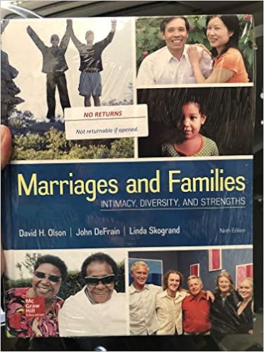 Marriages And Families Intimacy Diversity And Strengths Olson David Defrain John Skogrand Linda 9781259914294 Amazon Com Books