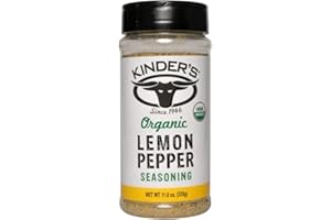 Kinder's Organic Lemon Pepper Seasoning, 11.8 OZ, One pack