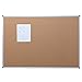 VIZ-PRO Cork Notice Board, 5' X 3', Silver Aluminium Frame