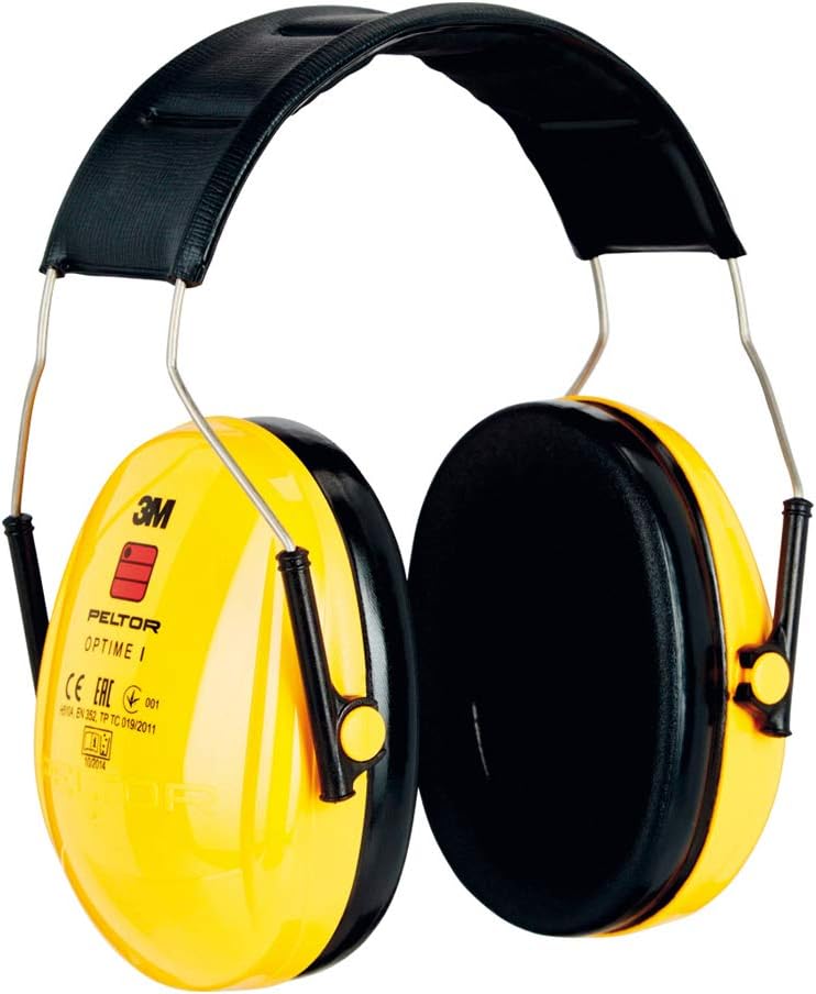 3M PELTOR Optime I Earmuffs 27 dB Yellow Headband H510A-401-GU