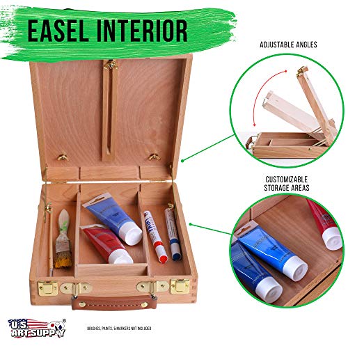 2 Art+Supply+Adjustable+Sketchbox+Beechwood