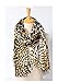 Miustyle Women Ladies Fashion Leopard Scarf Animal Print Infinity Oversized Shawl Wraps Scarves 75 By 40 Inches