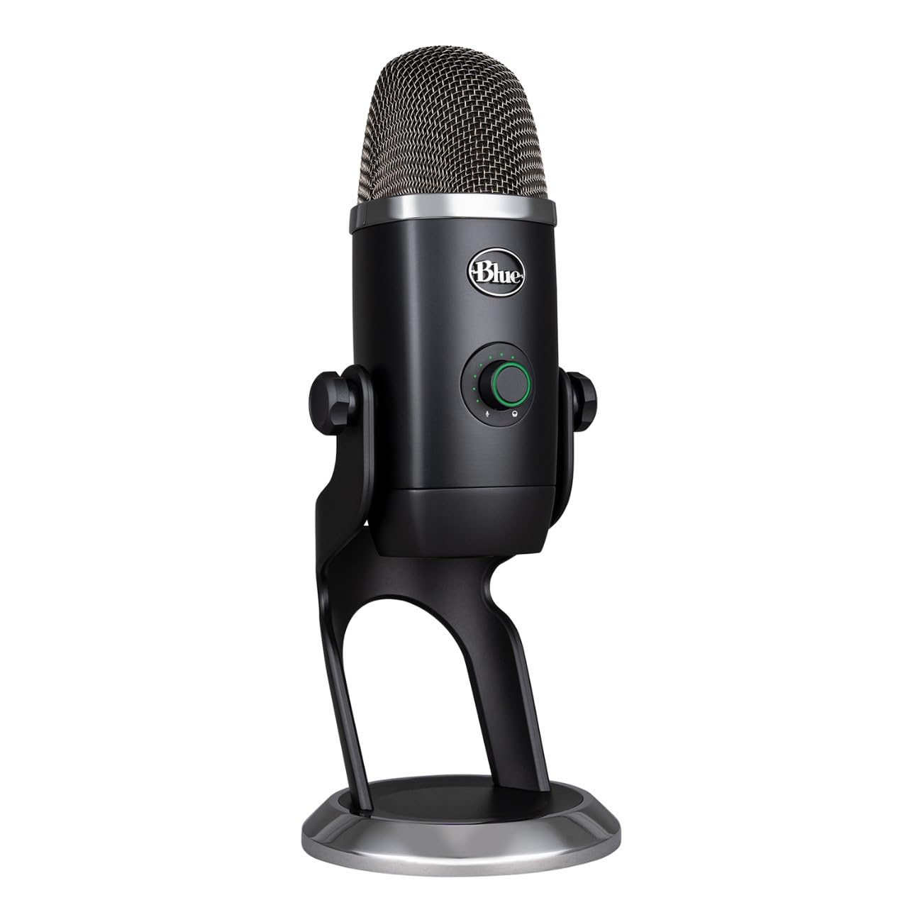 Photo 1 of Blue Yeti X Professional Condenser USB Microphone with High-Res Metering, LED Lighting & Blue Voice Effects for Gaming, Streaming & Podcasting On PC & Mac (Renewed)