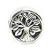 Queenberry Sterling Silver Tree of Life Go Round Family Bead for European Charm Bracelets