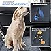 Dog Seat Cover for Back Seat - 100% Waterproof,Nonslip Bench Seat Cover Compatible for Middle Seat Belt | Strong & Durable, Multiuse,Fits All Cars | Bonus Gifts Pack Bag,Dog Leash, Buckle (Black)