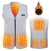 Slimerence Elektrisch verwarmd vest, verwarmd warm jack voor vrouwen, verwarmde kleding instelbare temperatuur voor…