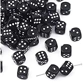 20Pcs Acrylic Dice Mixed Color Loose Beads DIY Beaded Material Beading and Jewelry Making(8mm)