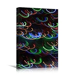signwin Canvas Wall Art Assorted Lights Abstract Colorful...