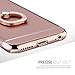 iPhone 6 Case,iPhone 6s Case,Myriann 3 in 1 Ultra Thin Hard Protective Luxury Case Cover for iPhone 6/iPhone 6s(4.7Inch)with 360 Degree Rotating Ring Kickstand(Rose Gold)