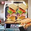 NETTA-Panini-Maker-Health-Grill-Sandwich-Toaster-Panini-Press-2-Slice-Non-Stick-Grill-Plates-1500W-Stainless-Steel NETTA Panini Maker & Health Grill - Sandwich Toaster, Panini Press - 2 Slice Non-Stick Grill Plates – Built-In Fat Tray…