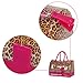 Hynes Victory Woman Jelly Candy Tote Handbag(Leopard)