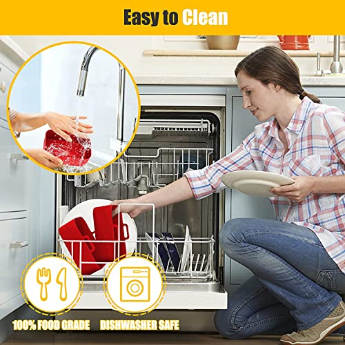 2-Pack Air Fryer Silicone Liners For Ninja 8-10 QT – Non-Stick, Reusable, Dishwasher Safe & Heat Resistant - View #6