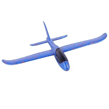 SUPER-BAB Hand Launch Glider Planes Airplane Model Plane Toy 480MM Wingspan Kids Adult Toys Outdoor Sport (Blue)