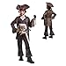 Disguise POTC5 Captain Jack Sparrow Deluxe Costume, Multicolor, Large (10-12)