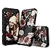 Molota Samsung Galaxy J7 Case, Dual Layer Anti-Scratch Series Hard PC+TPU Hybrid Protective Case for Samsung Galaxy J7 2017/J7 V/J7 Sky Pro/J7 Perx/J7V 2017/J7 Prime/Halo,Floral Black Marble