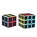 Coogam Zcube Carbon Fiber Cube Bundle 2x2 3x3 Speed Cube Set Z Cube Magic Puzzle Toy Pack Gift for Kids and Adults Challenge