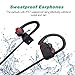 Bluetooth Headphones, Wireless in-Ear Earbuds Sports Headphones, Stereo Sound, Noise Cancelling, Sweatproof Waterproof Gym Running Earphones with Built-in Mic for PC/Cell Phones/TVthumb 2