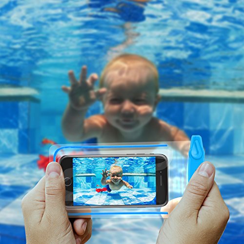 image for Universal Waterproof Case FITFORT 2 Pack Universal Dry Bag/ Pouch Clea