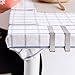 Tablecloth Clips,Picnic Table Clips,12 Pack Stainless Steel Table Cloth Holders Clamp Picnic Tablecloth Clips for Picnic Tables Home Party Outdoor Wedding Restaurant,Silver