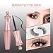 Magnetic Eyeliner and Lashes - 2 Pairs Reusable Magnetic Eyelashes & Magnetic Eyeliner with Tweezers Kit, Magnetic Lashes No Glue Needed