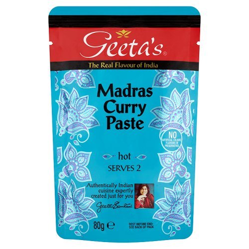 Geetas Madras Curry Paste, 80g Amazon.co.uk Prime Pantry