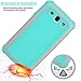 Galaxy S3 Case, Tekcoo(TM) [Tmajor Series] [Gray/Turquoise] Shock Absorbing Hybrid Rubber Plastic Impact Defender Rugged Slim Hard Case Cover Shell for Samsung Galaxy S3 S III I9300 GS3 All Carriers