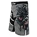 SOTF Men's Gray Sports Pants Tiger Muay Thai Boxing Shorts MMA Shorts (L)