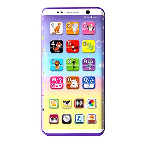 Stheanoo Music Toys Child Early Education Mobile Phone Toy Baby Education Toy Phone for 1-10 year olds