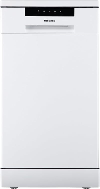 Hisense Slimline Dishwasher 10 Place White HS523E15WUK 30 Min Quick Wash