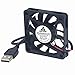 GDSTIME 60mm Fan, 5Volt Fan, 60x60x10mm 0.18A Brushless DC Cooling Fan