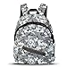 ZIPIT Grillz Backpack for Kids with Extra Side Pocket, Camo Grey