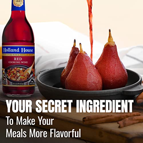 Holland House Red Cooking Wine, Ideal for Cooking, Roasting and