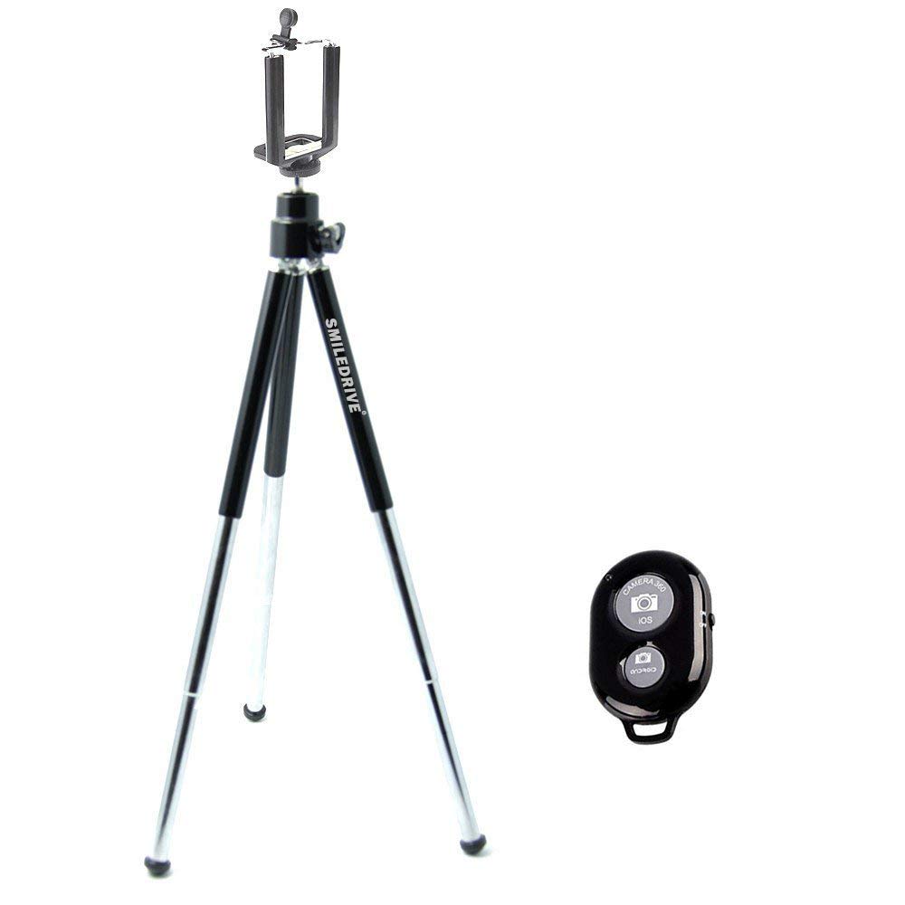 SMILEDRIVE® Long Mobile Tripod with Remote Clicker Amazon.in Electronics