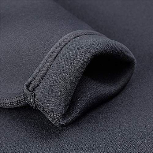 EYCE Dive & SAIL Men's 3mm Wetsuit Jacket Top Long Sleeve Neoprene Wetsuits (Simple Black, XX-Large)