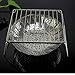 YaptheS Portable Open Fire Stand Rack Folding Campfire Grill Rack Outdoor Mini Folding Compact Charcoal Barbecue Grill Stainless Steel Camp Stove Stand Burner Stand Rackthumb 1