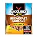 Jack Links A.M. Breakfast Sausage, Hot and Spicy, 4 oz. Bag – Flavorful, On-the-Go Snack with 9g of Protein, Fully Cooked and Ready to Eat, Made with 100% Real Pork – No Added MSG