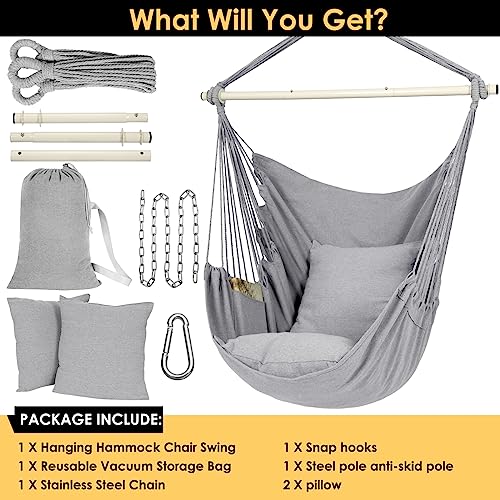 Rope Hammock How To Put Up A Hanging Chair Patio Watcher Oversized