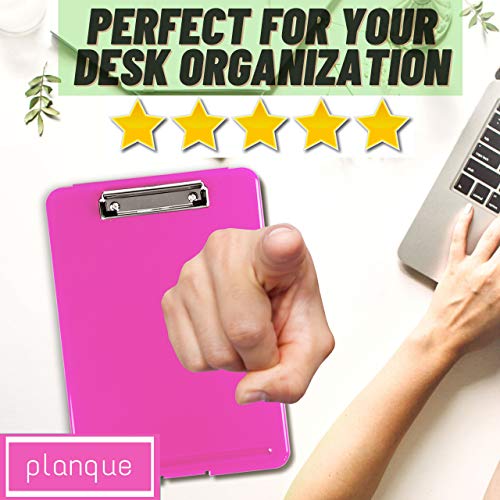 PLANQUE Professional Clipboard with Storage Compartment Heavy Duty