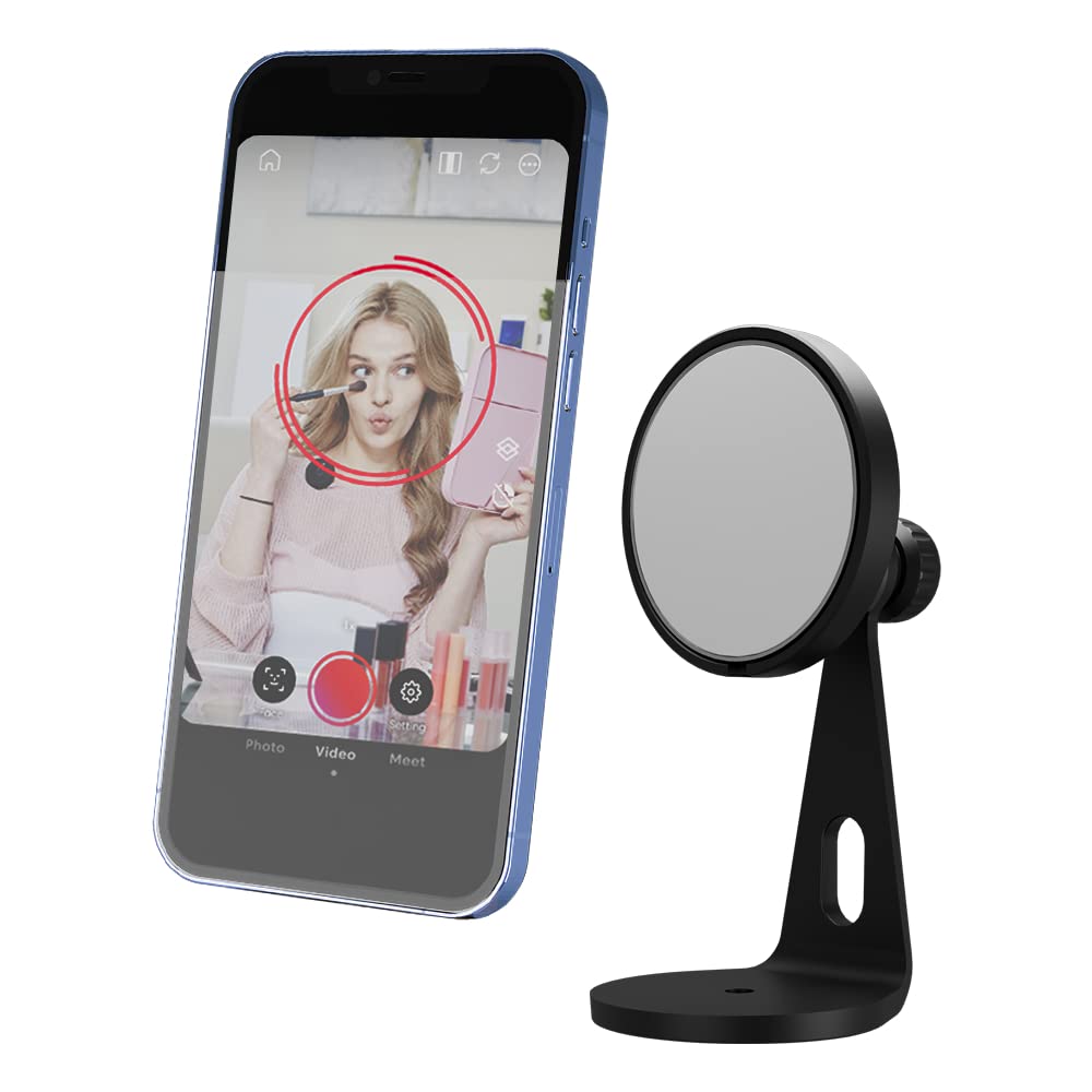 Pivo Magnetic Mount Lightweight Adjustable 360° Vertical and Horizontal Smartphone Aluminum Holder Stand Compatible with MagSafe Pod Devices