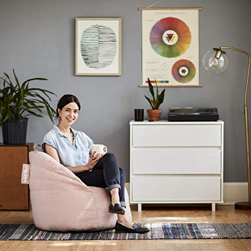 Big Joe Stack Bean Bag Chair, Desert Rose Plush, 2ft Pricepulse