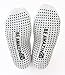 Live Happy Be Healthy Non-Slip Socks Yoga Barre Pilates Hospital Maternity Sock w/Grips for Women Men 2-Pairs Black (Repose Grey 1 Pack)