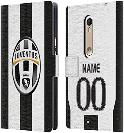 Custom Customized Personalized Juventus Football Club Home Leather Book Wallet Case Cover For Motorola Moto X Style / Pure