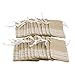 Burlap & Lace Drawstring Bag- 25Pack -3.5