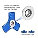AMASKY Fidget Spinner,EDC Toy,Ultra Durable Stainless Steel Bearing, High Speed Spins, Focus on Anxiety Stress Relief Boredom Killing Time Toys.(Blue)