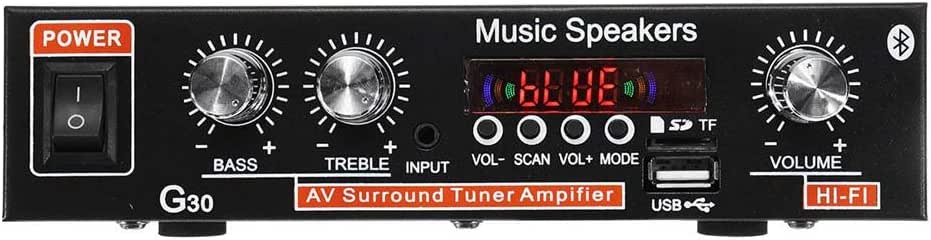 Receptor estéreo para automóvil Pantalla LCD de 2 Canales Estéreo